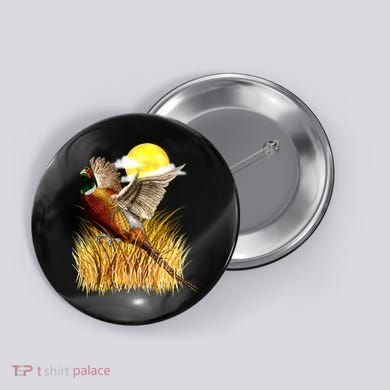 Wildlife - Pheasant Bird Portrait Button