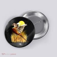 Wildlife - Pheasant Bird Portrait Button thumb 0