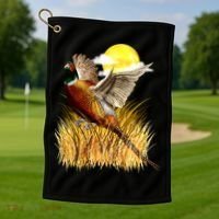 Wildlife - Pheasant Bird Portrait Golf Towel thumb 1