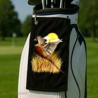 Wildlife - Pheasant Bird Portrait Golf Towel thumb 2