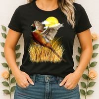 Wildlife - Pheasant Bird Portrait Women's T-Shirt thumb 2