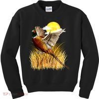 Wildlife - Pheasant Bird Portrait Kids Sweatshirt thumb 0