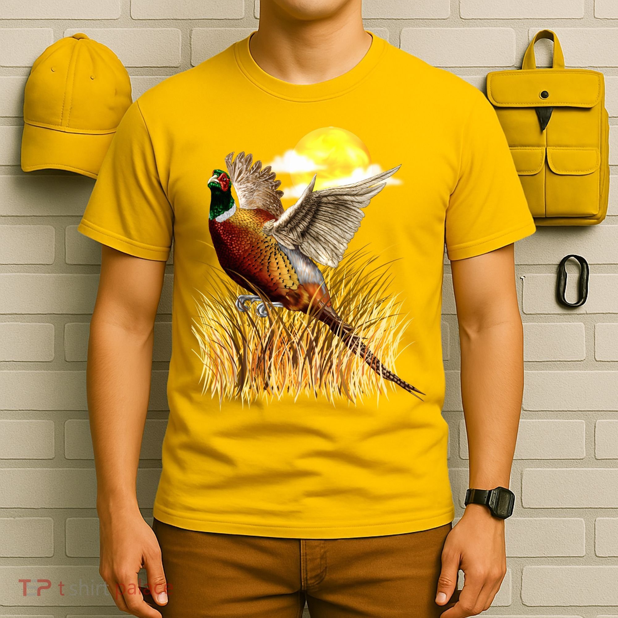 Wildlife - Pheasant Bird Portrait T-Shirt