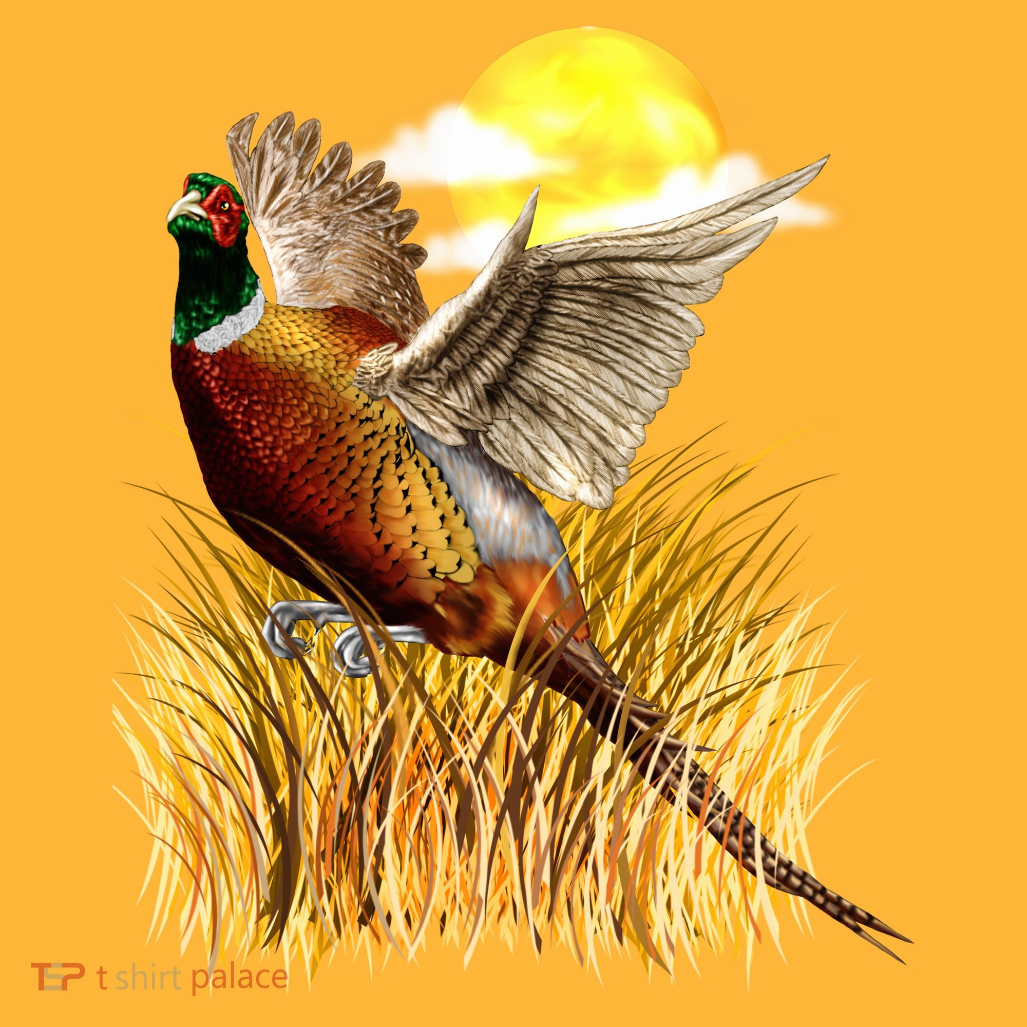 Wildlife - Pheasant Bird Portrait Pajama Set