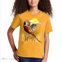 Wildlife - Pheasant Bird Portrait Kids T-Shirt thumb 2