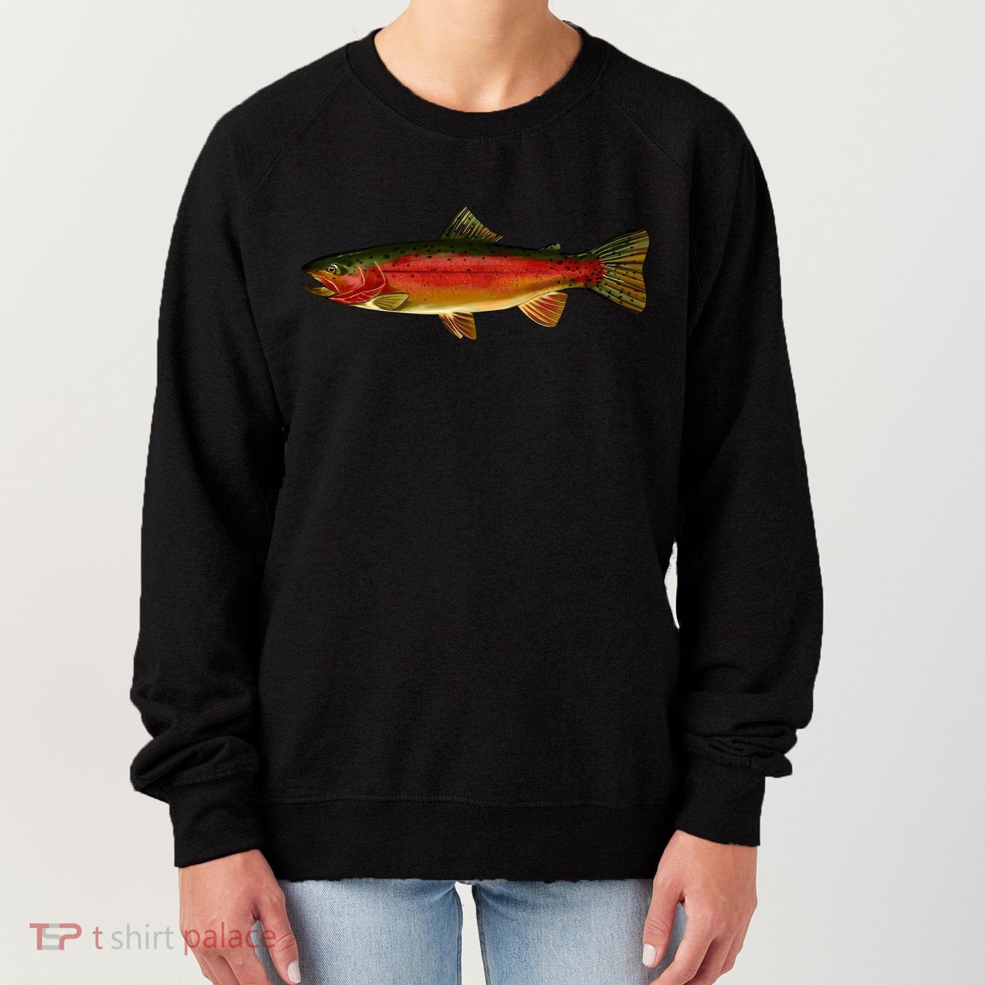 Wildlife - Rainbow Trout Side Women's Sweatshirt