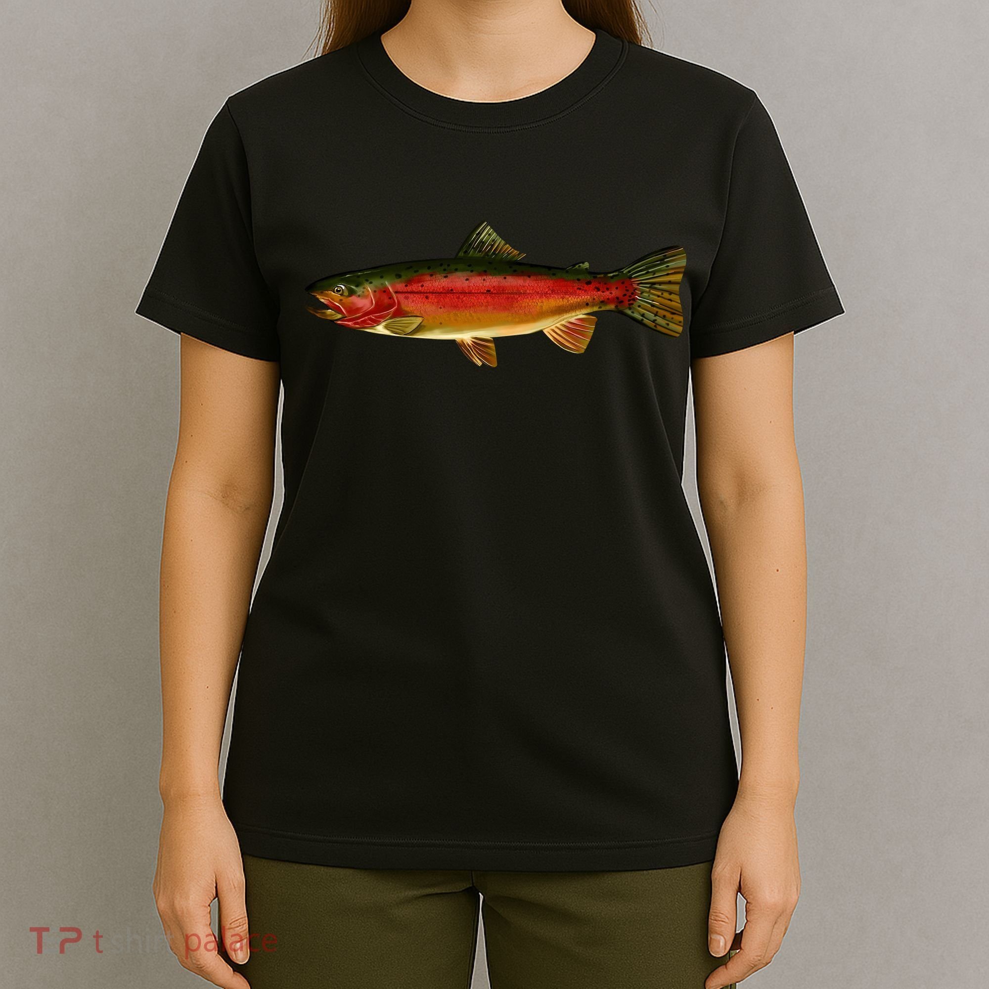 Wildlife - Rainbow Trout Side T-Shirt