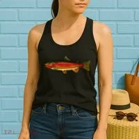 Wildlife - Rainbow Trout Side Women's Tank Top thumb 2