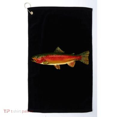 Wildlife - Rainbow Trout Side Golf Towel