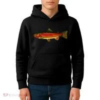 Wildlife - Rainbow Trout Side Kids Hoodie thumb 4