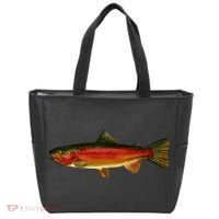 Wildlife - Rainbow Trout Side Tote Bag thumb 0