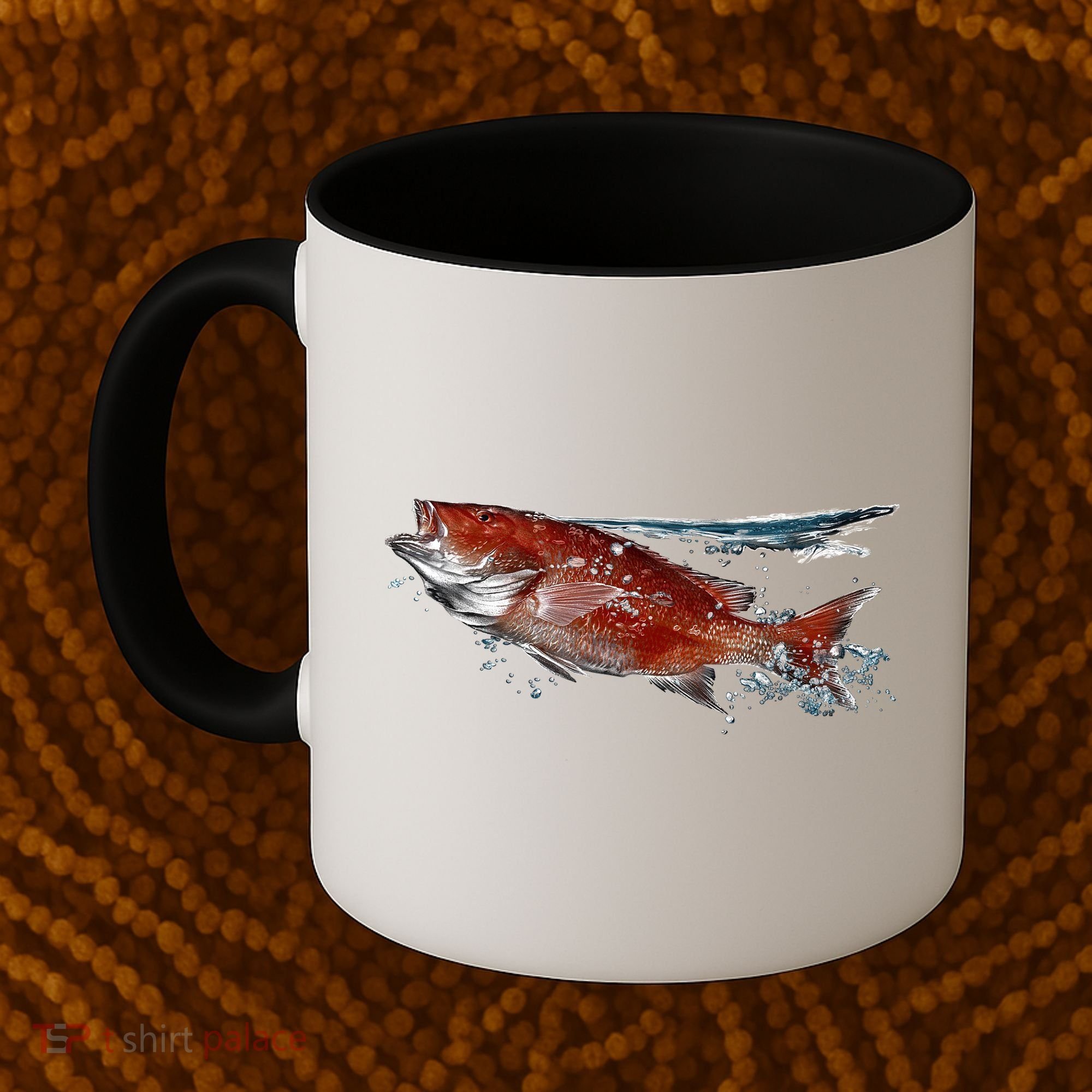 Wildlife - Red Snapper Surfacing Coffee Mug
