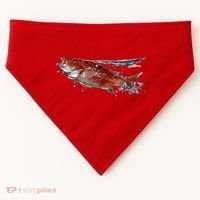 Wildlife - Red Snapper Surfacing USA-Made Doggie Bandana thumb 0