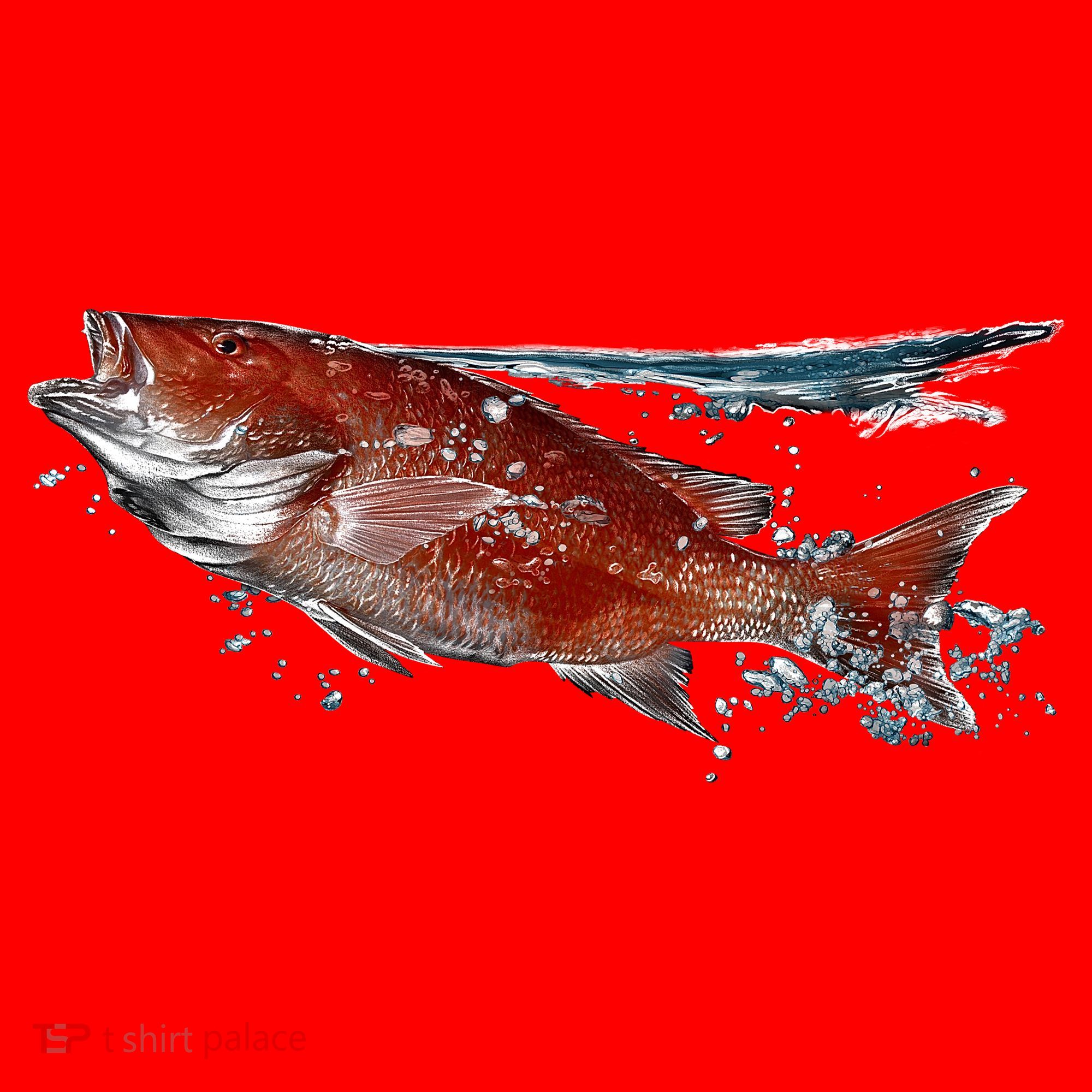 Wildlife - Red Snapper Surfacing Long Sleeve Shirt