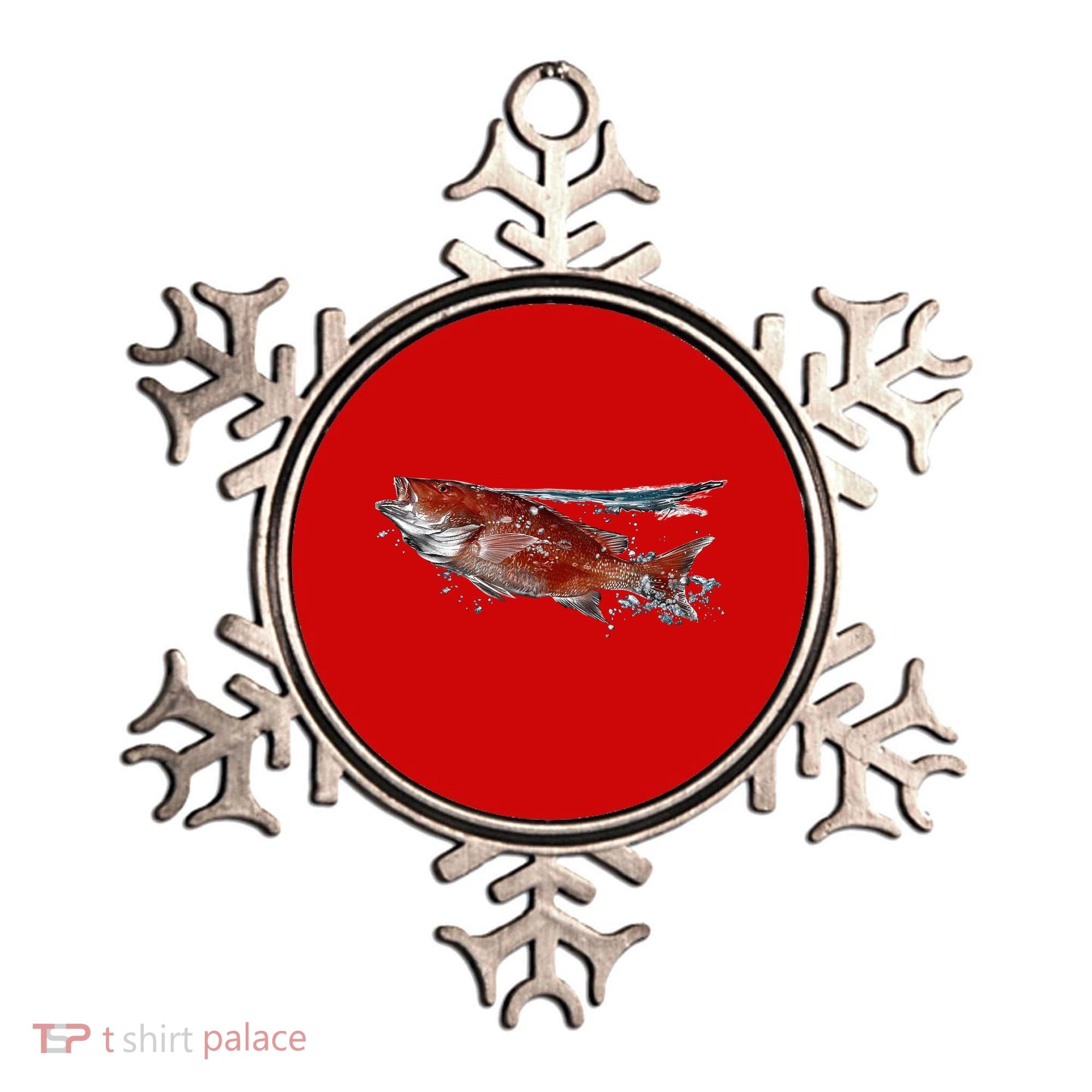Wildlife - Red Snapper Surfacing Ornament
