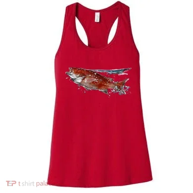 Wildlife - Red Snapper Surfacing Women's Tank Top