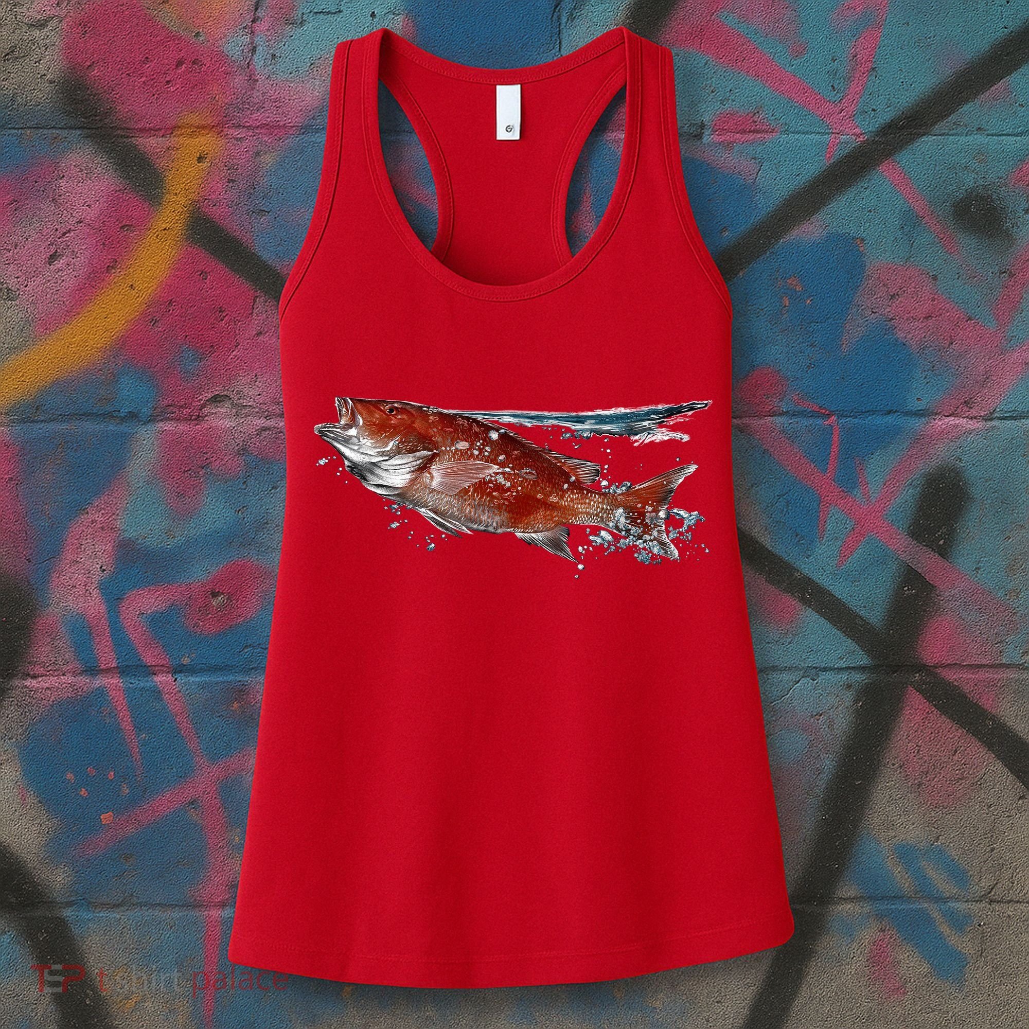 Wildlife - Red Snapper Surfacing Women's Tank Top