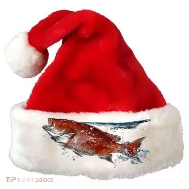 Wildlife - Red Snapper Surfacing Santa Hat