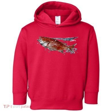 Wildlife - Red Snapper Surfacing Toddler Hoodie