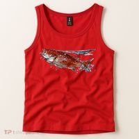 Wildlife - Red Snapper Surfacing Tank Top thumb 2