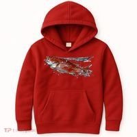 Wildlife - Red Snapper Surfacing Kids Hoodie thumb 0