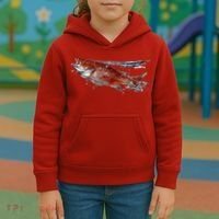 Wildlife - Red Snapper Surfacing Kids Hoodie thumb 3