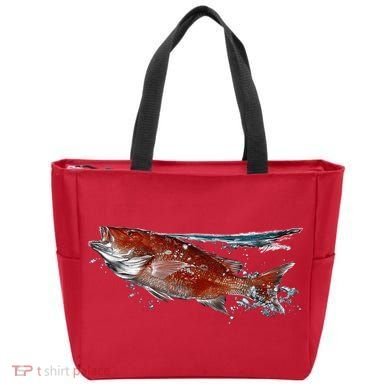 Wildlife - Red Snapper Surfacing Tote Bag