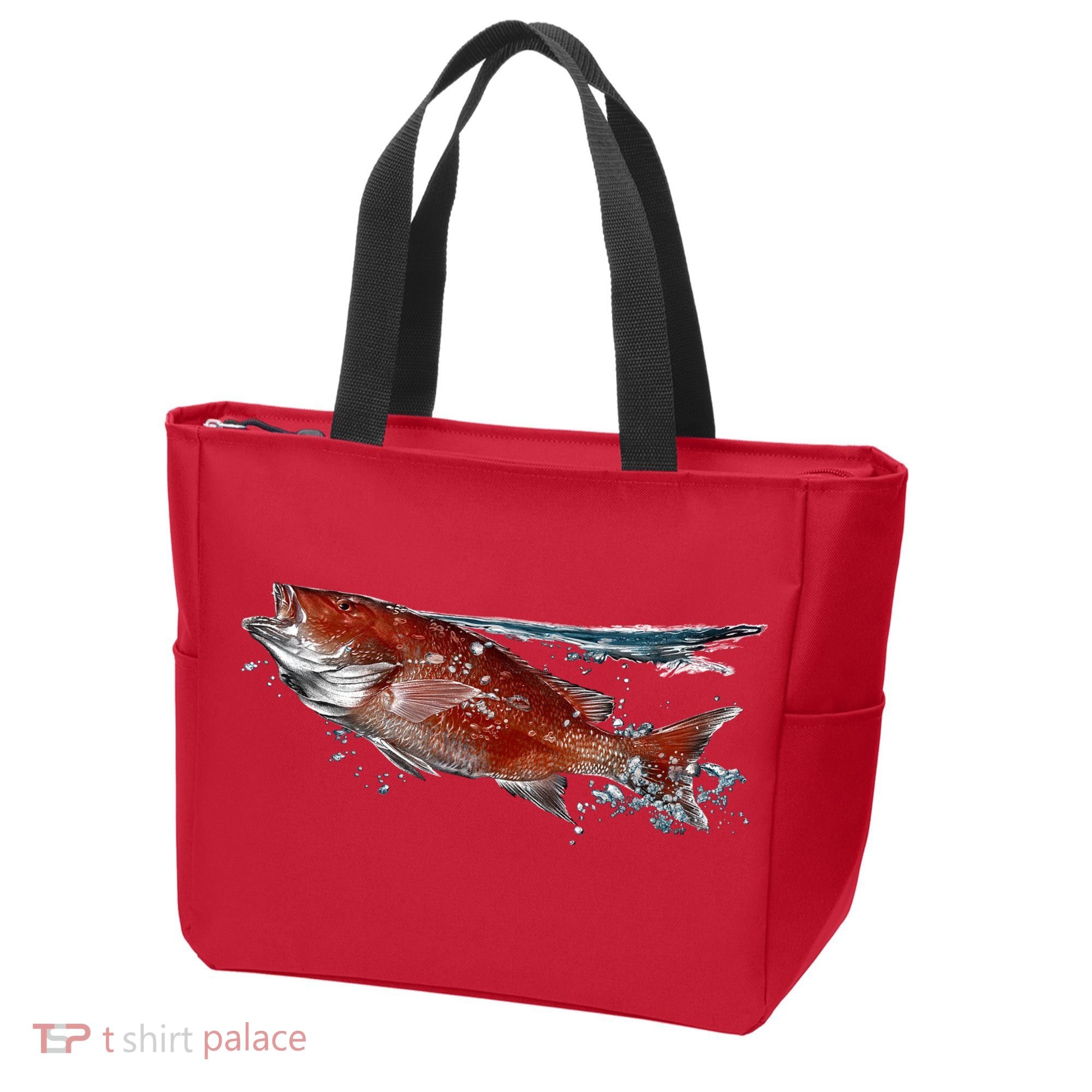 Wildlife - Red Snapper Surfacing Tote Bag