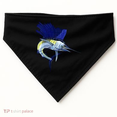 Wildlife Sailfish USA-Made Doggie Bandana