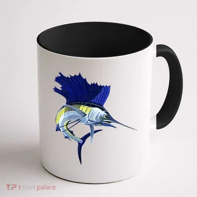 Wildlife Sailfish Coffee Mug back