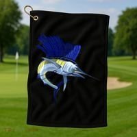 Wildlife Sailfish Golf Towel thumb 1
