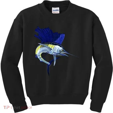 Wildlife Sailfish Kids Sweatshirt
