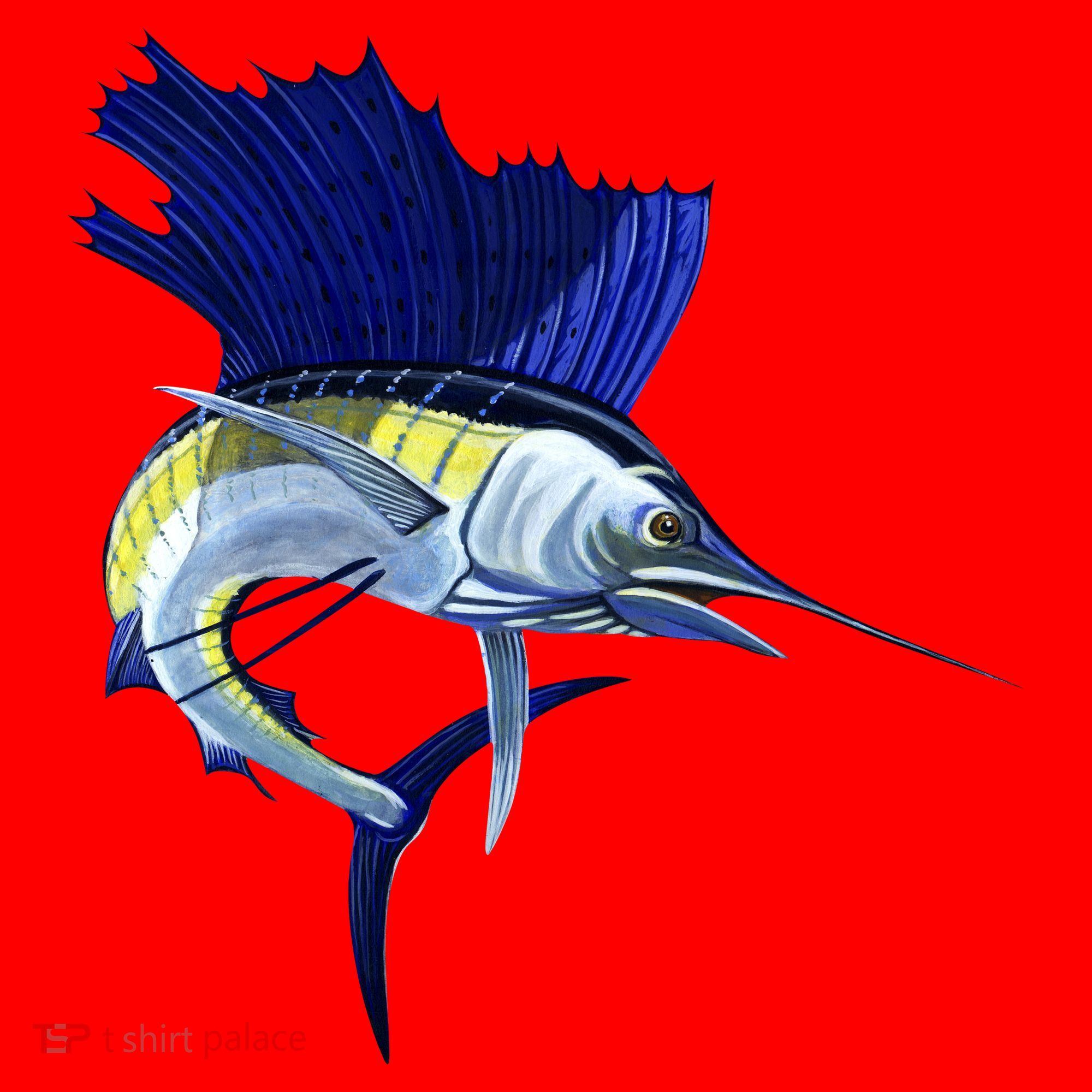 Wildlife Sailfish Santa Hat