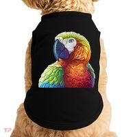 Wildlife - Scarlet Macaw Ara Parrot Doggie Tank thumb 0