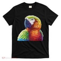 Wildlife - Scarlet Macaw Ara Parrot T-Shirt thumb 0