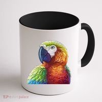Wildlife - Scarlet Macaw Ara Parrot Coffee Mug thumb 1