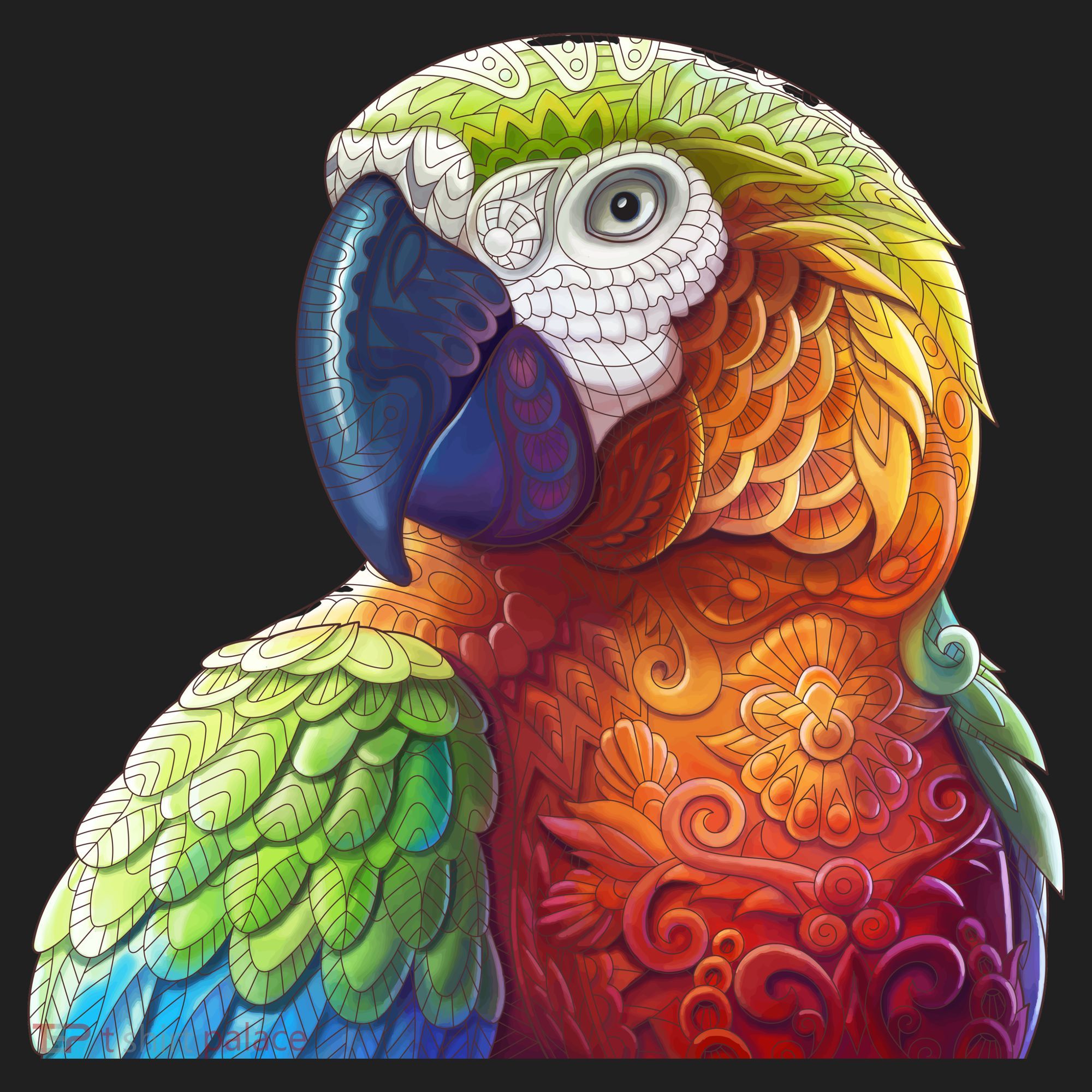 Wildlife - Scarlet Macaw Ara Parrot Beanie