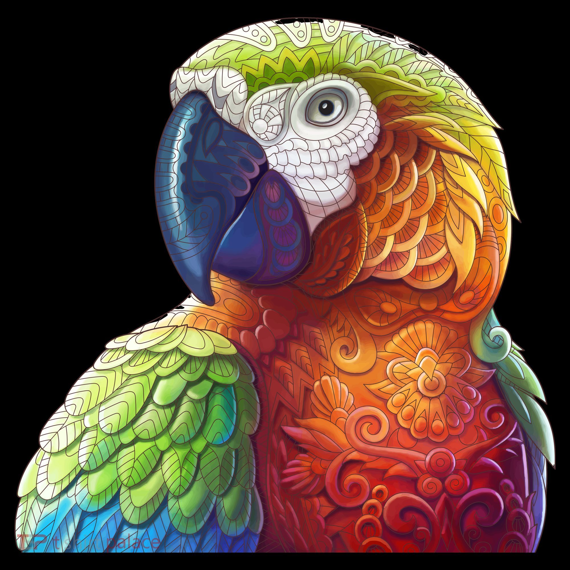 Wildlife - Scarlet Macaw Ara Parrot Mousepad