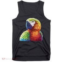 Wildlife - Scarlet Macaw Ara Parrot Tank Top thumb 0