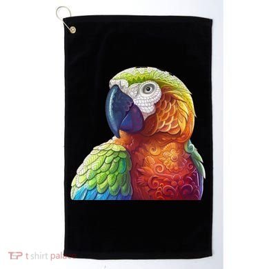 Wildlife - Scarlet Macaw Ara Parrot Golf Towel