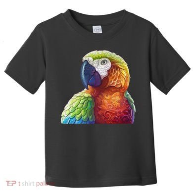 Wildlife - Scarlet Macaw Ara Parrot Toddler T-Shirt