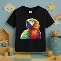 Wildlife - Scarlet Macaw Ara Parrot Toddler T-Shirt thumb 3