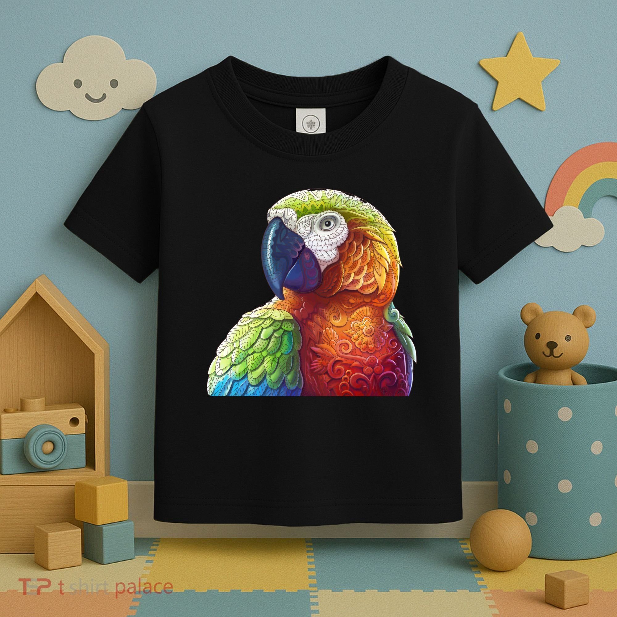Wildlife - Scarlet Macaw Ara Parrot Toddler T-Shirt