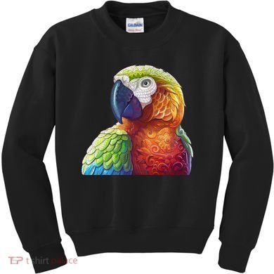 Wildlife - Scarlet Macaw Ara Parrot Kids Sweatshirt