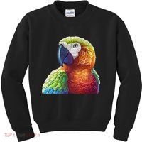 Wildlife - Scarlet Macaw Ara Parrot Kids Sweatshirt thumb 0