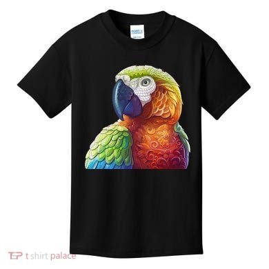 Wildlife - Scarlet Macaw Ara Parrot Kids T-Shirt