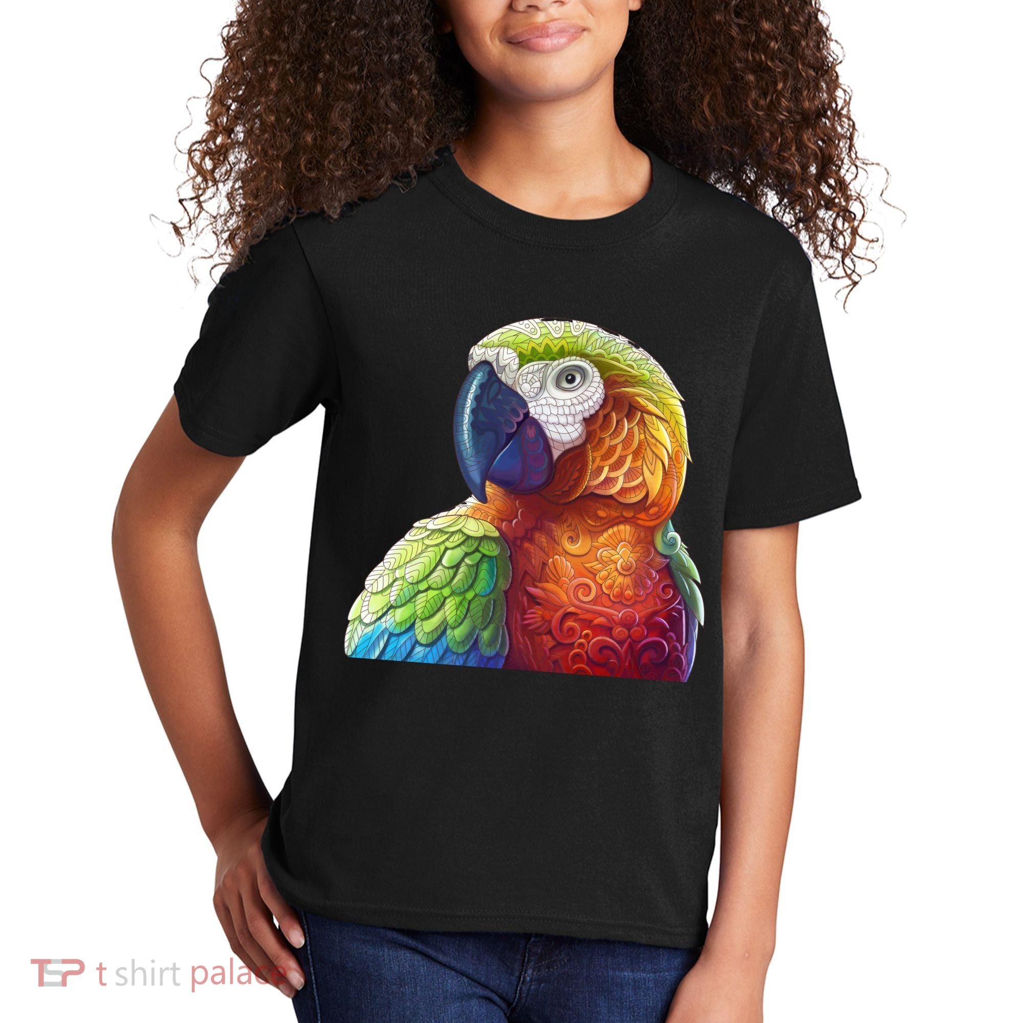 Wildlife - Scarlet Macaw Ara Parrot Kids T-Shirt