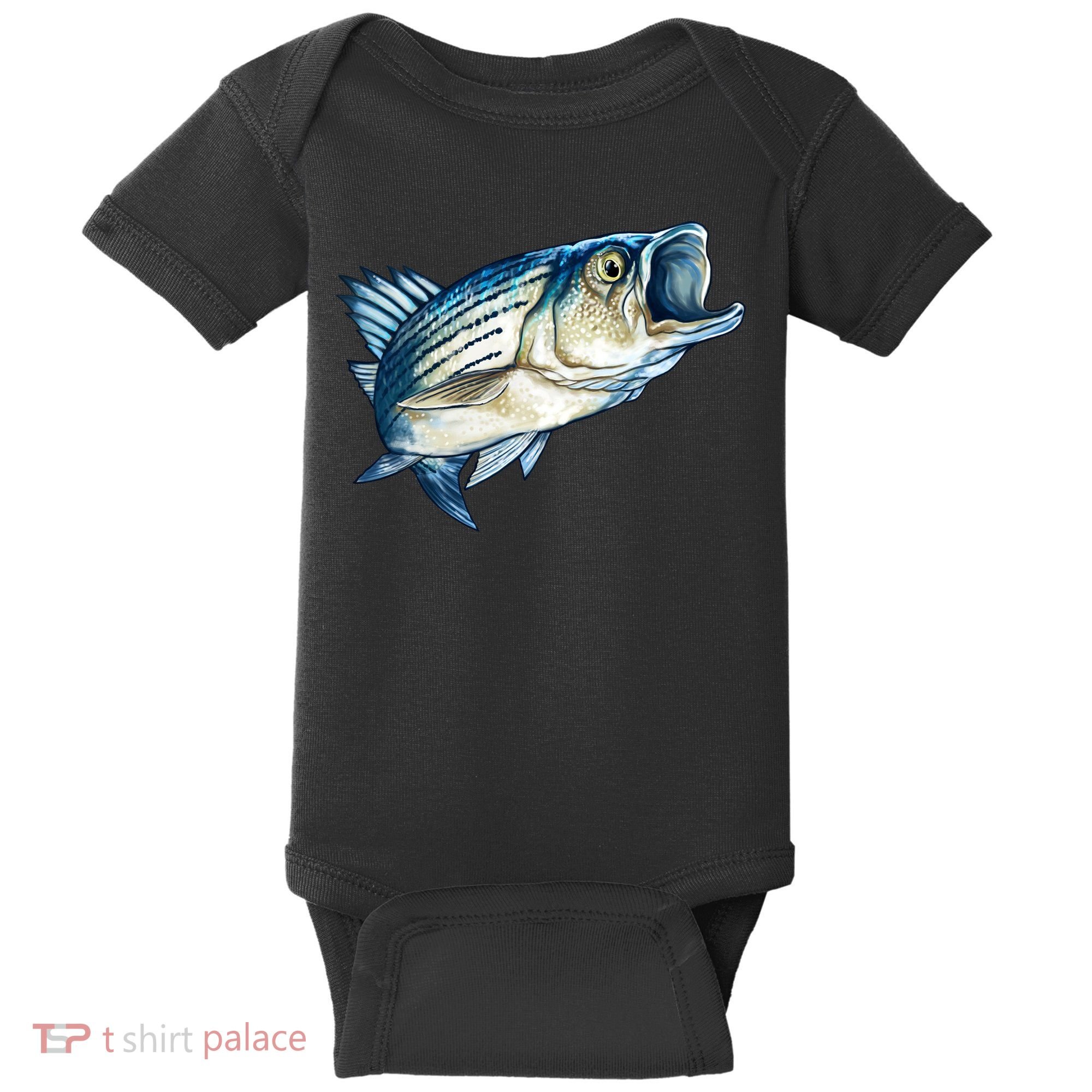 Wildlife - Striped Bass Baby Bodysuit