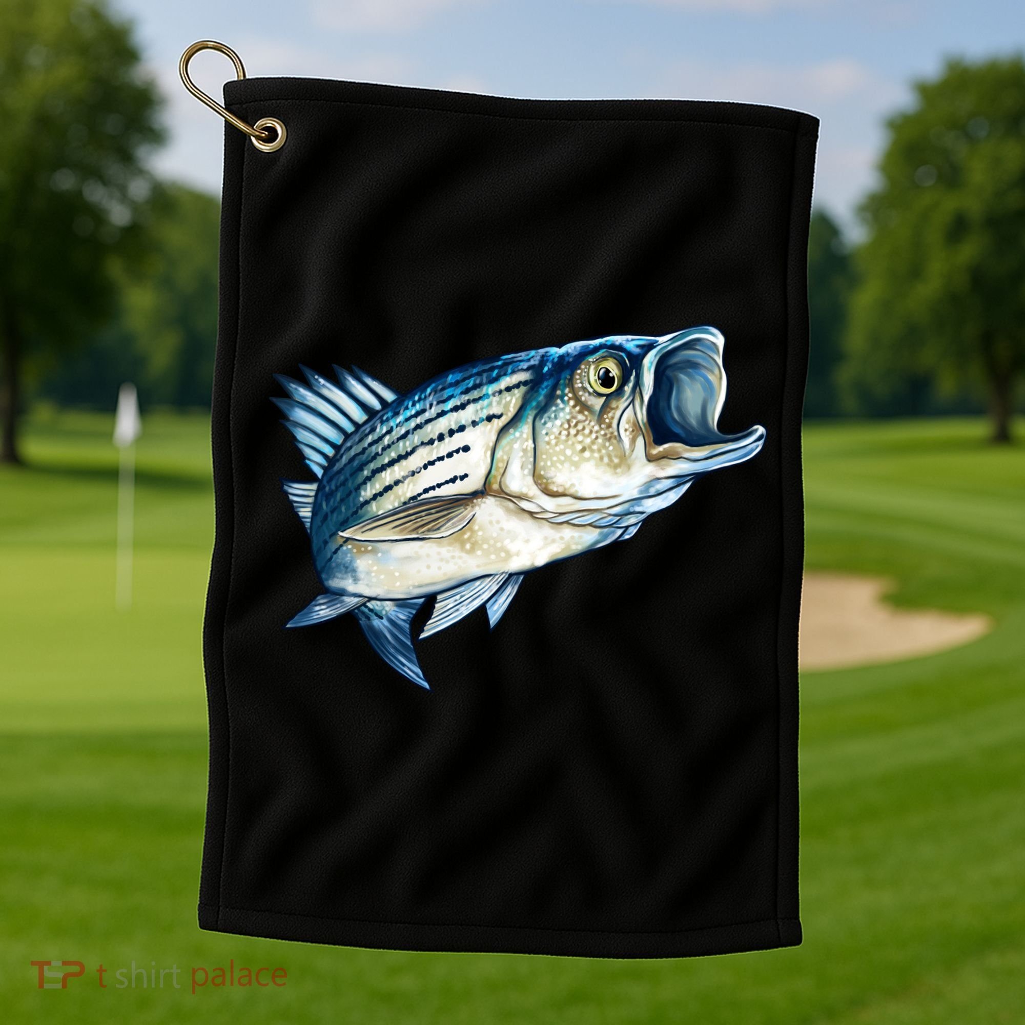 Wildlife - Striped Bass Golf Towel