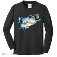 Wildlife - Striped Bass Kids Long Sleeve Shirt thumb 0
